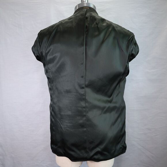 Joseph and Feiss Sport Coat Mens 42R Brown Wool Houndstooth Jacket Ventless - Picture 12 of 12